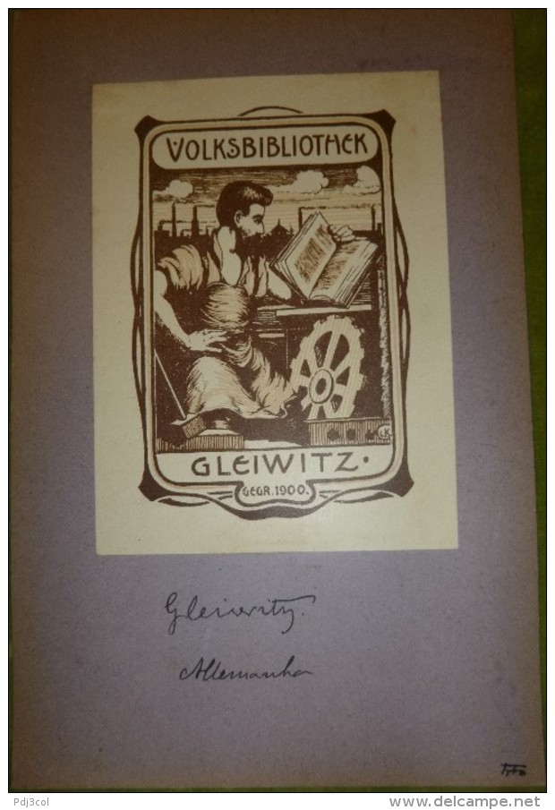 Ex-libris Début XX - Allemagne - GLEIWITZ - Bookplates