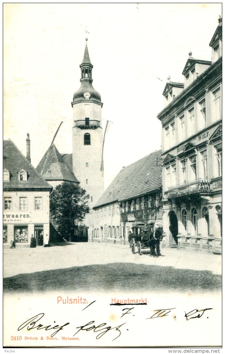 N°49461 -cpa Pulsnitz -Hauptmarkt- - Pillnitz