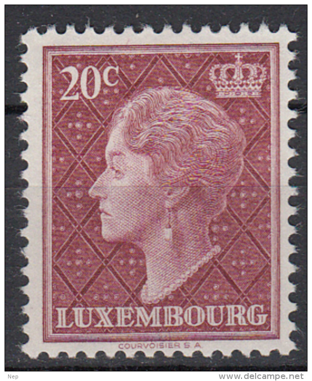 LUXEMBURG - Michel - 1958 - Nr 586 - MNH** - 1948-58 Charlotte Linksprofil