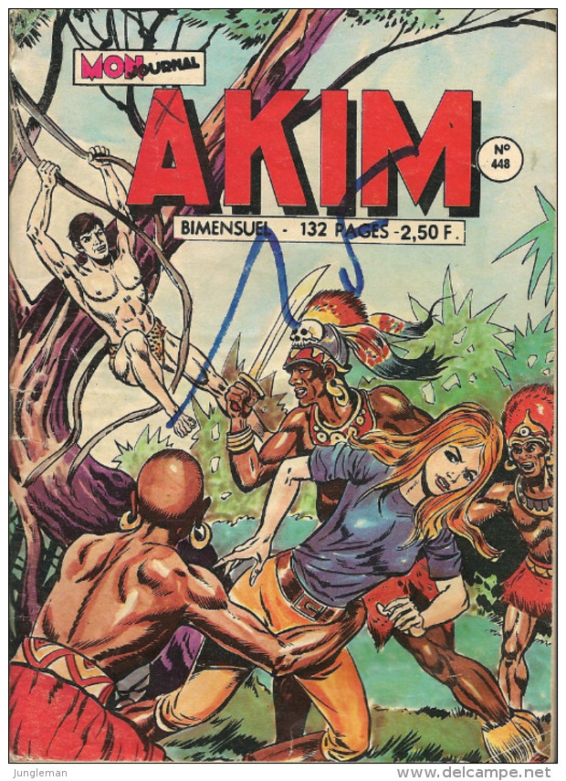 Akim N° 448 - 1ère Série - Editions Aventures Et Voyages - Avril 1978 - Avec Aussi Téléfon Et Sandokan - Akim