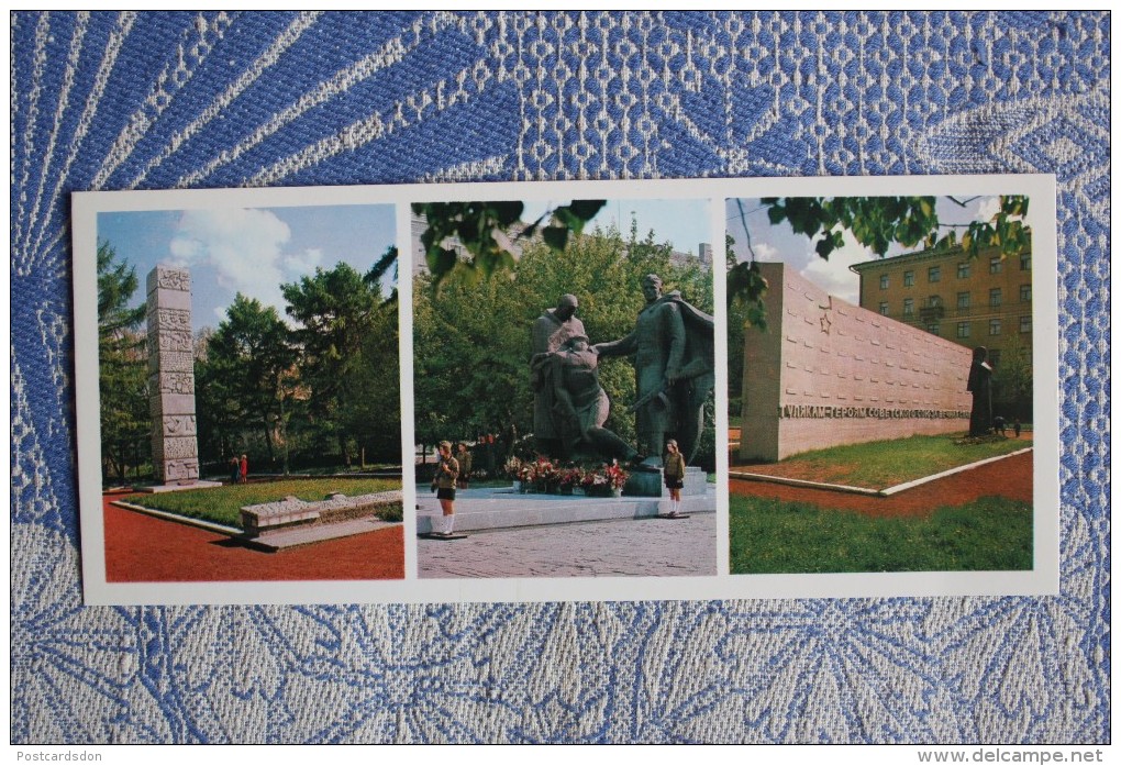 TULA REGION 10 postcards set - with Leo Tolstoy house in Yasnaya Poliana chess table - JEU - ECHECS. 1977. long format