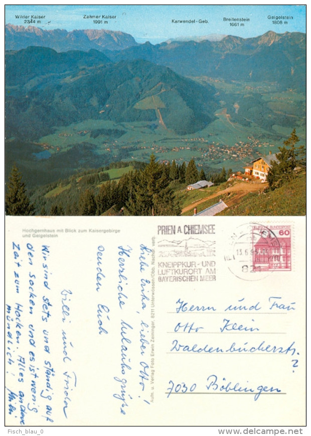 AK Hütte Hochgernhaus Marquartstein Chiemgauer Alpen Hochgern Geigelstein Landkreis Traunstein Oberbayern - Traunstein