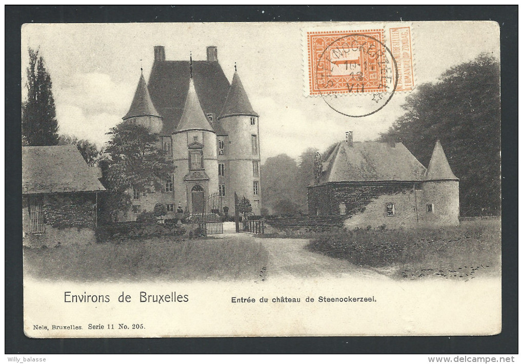 CPA - Environs De Bruxelles - Entrée Du Château De STEENOCKERZEEL - Kasteel - Nels Série 11 N° 205 - Cachet Relais    // - Steenokkerzeel