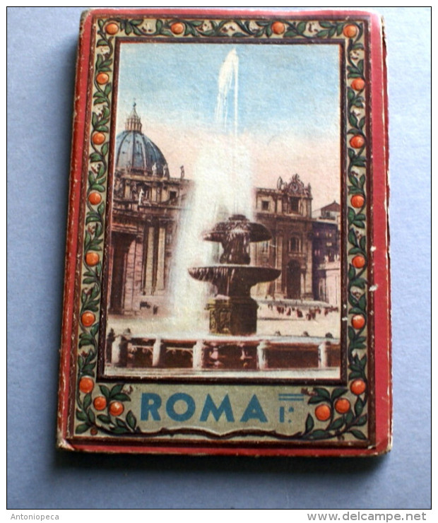 ITALIA - DUE VOLUMI DI 64 VEDUTE DI ROMA 1940 -SCROCCHI N. 602 - Albumes & Catálogos