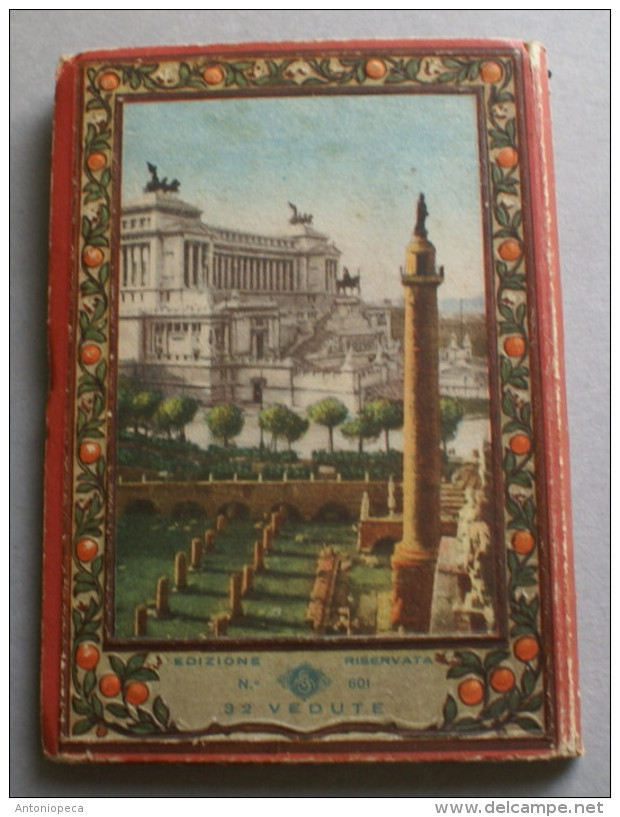 ITALIA - DUE VOLUMI DI 64 VEDUTE DI ROMA 1940 -SCROCCHI N. 602 - Albumes & Catálogos