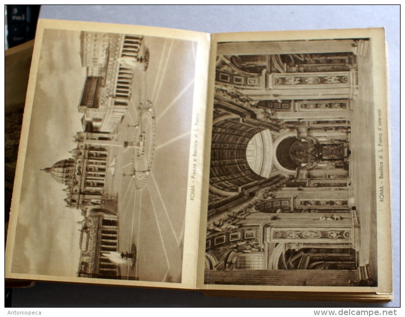 ITALIA - DUE VOLUMI DI 64 VEDUTE DI ROMA 1940 -SCROCCHI N. 602 - Albums & Catalogues