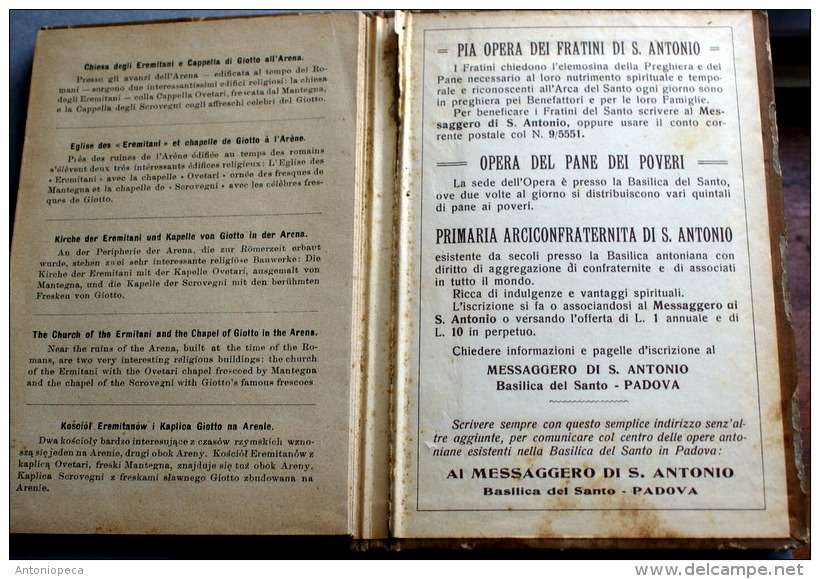 ITALIA - PADOVA FOLDER DI 32 VEDUTE DI PADOVA BASILICA DI S. ANTONIO 1940