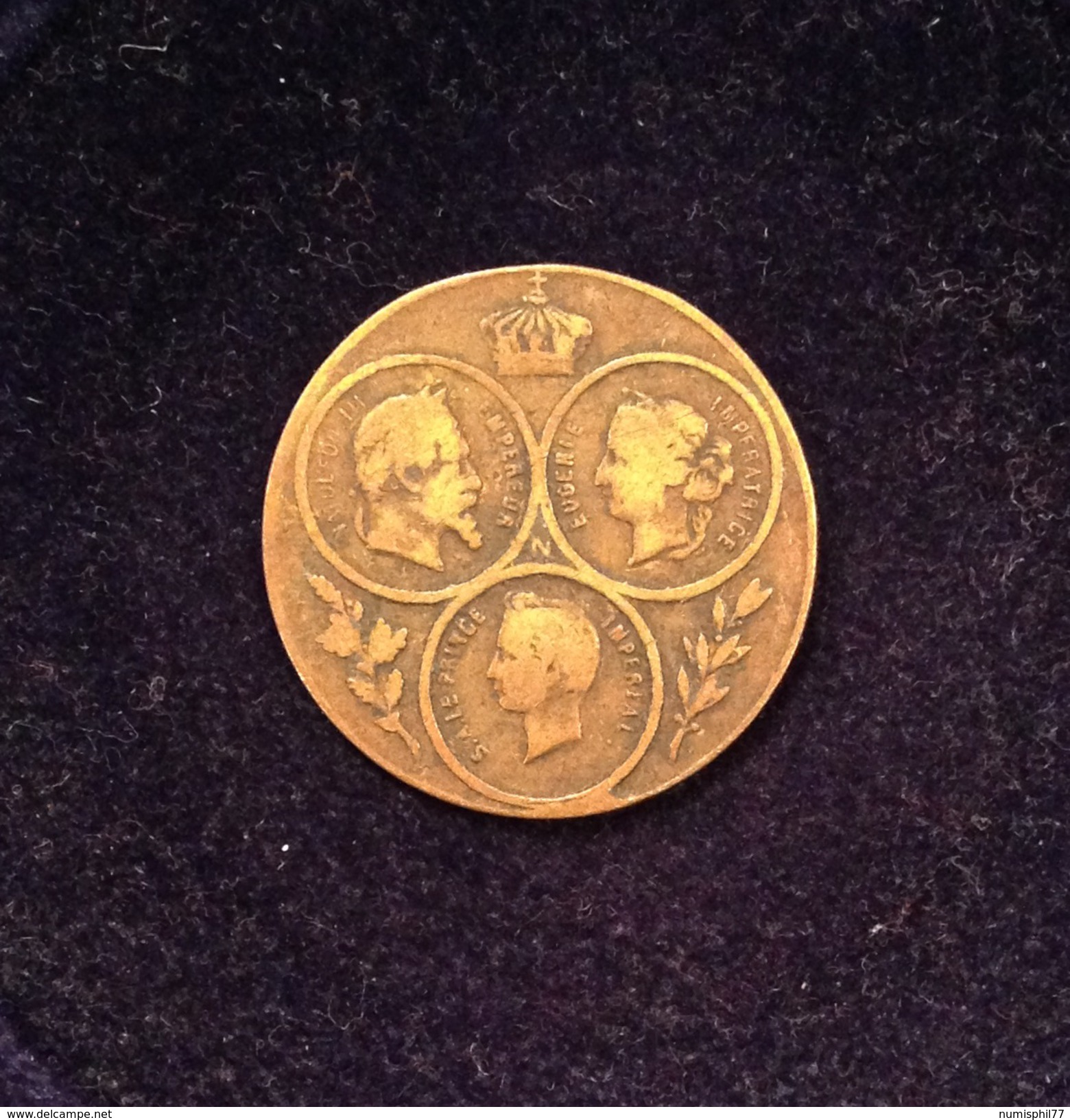 SECOND EMPIRE - Médaille En Hommage à Napoléon I - Royaux / De Noblesse