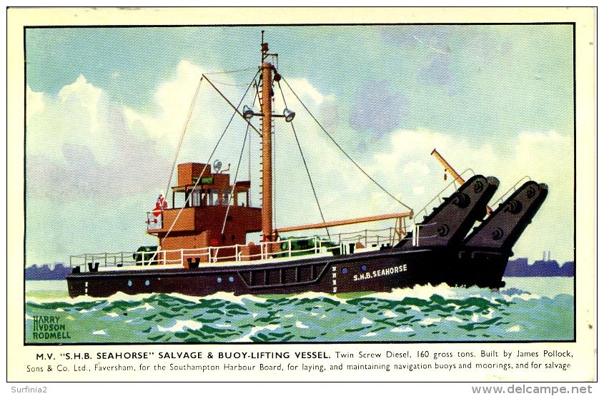 MV SHB SEAHORSE SALVAGE AND BUOY LIFTING VESSEL - Other & Unclassified