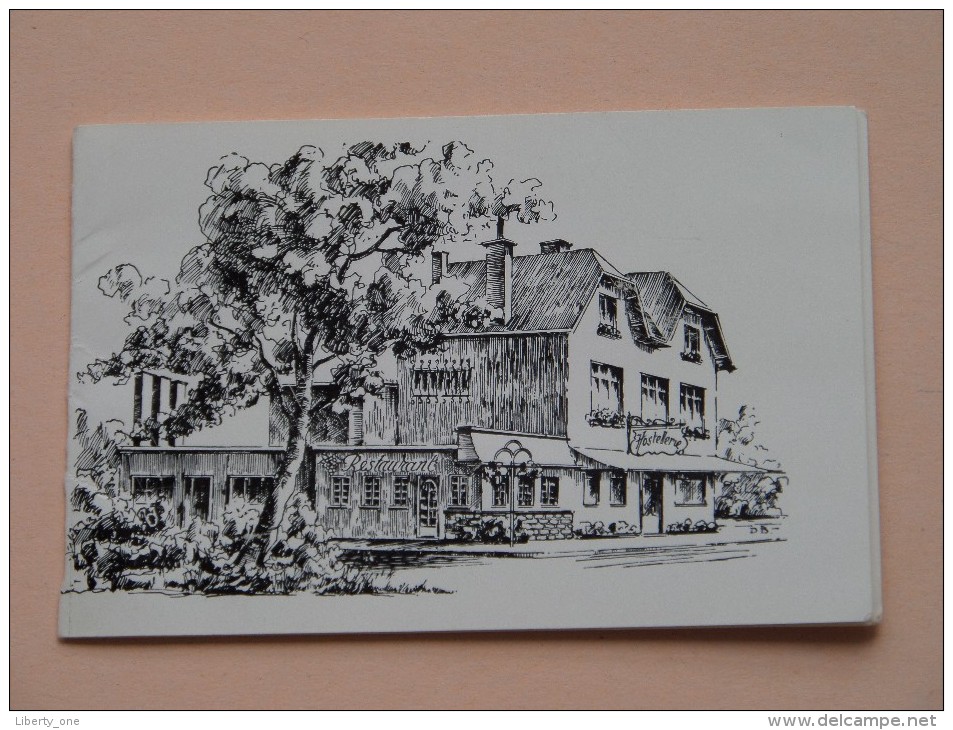 Hotel - Restaurant " LE ROANNAY " Francorchamps  ( Plooibaar Reclamekaart Carte De Visite / Zie Foto Voor Details ) !! - Cartes De Visite