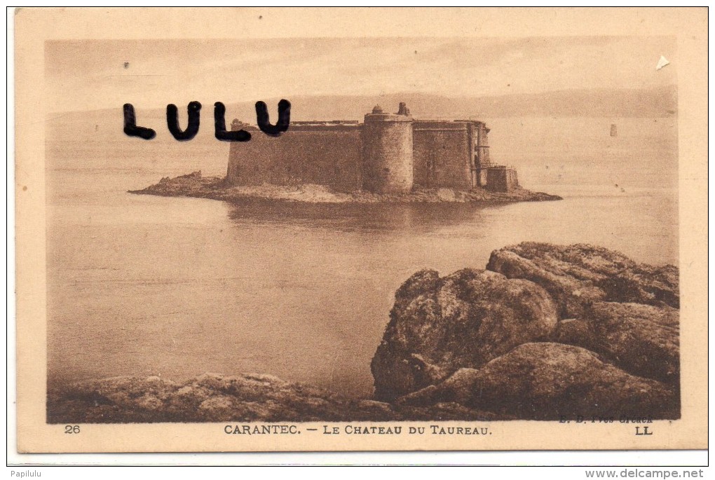 DEPT 29 : Carantec , Le Chateau Du Taureau - Carantec