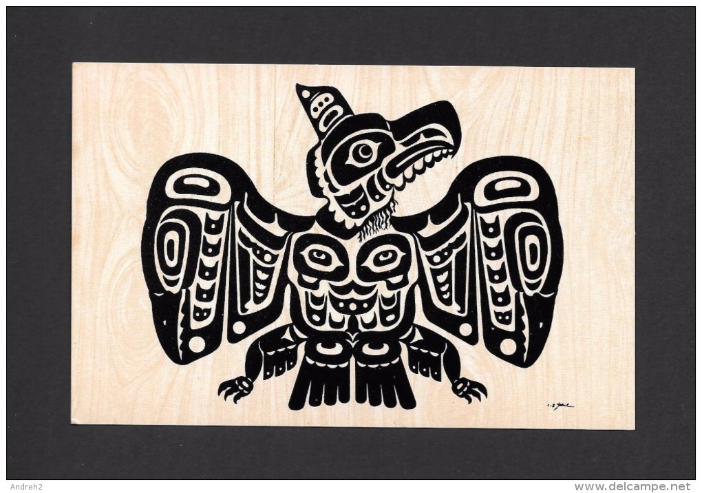 INDIENS DE L´AMÉRIQUE DU NORD - PACIFIC NORTHWEST COAST INDIAN MOTIF - EAGLE - SEE MY DESCRIPTION - Indiens D'Amérique Du Nord