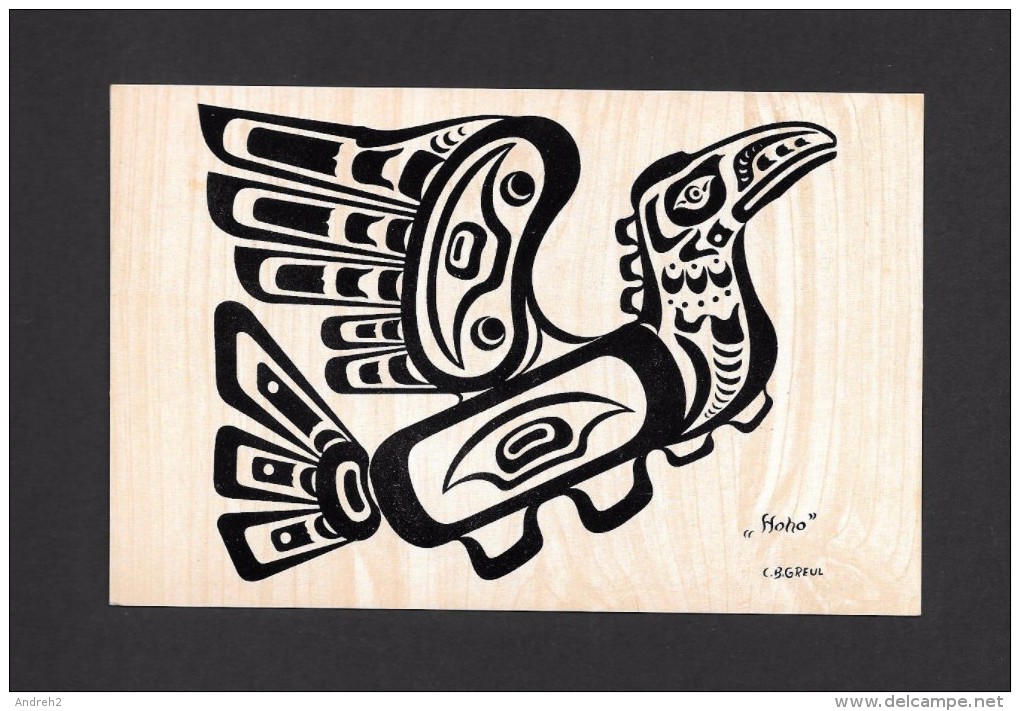 INDIENS DE L´AMÉRIQUE DU NORD - PACIFIC NORTHWEST COAST INDIAN MOTIF - HOHO - THUNDERBIRD - SEE MY DESCRIPTION - Indiens D'Amérique Du Nord