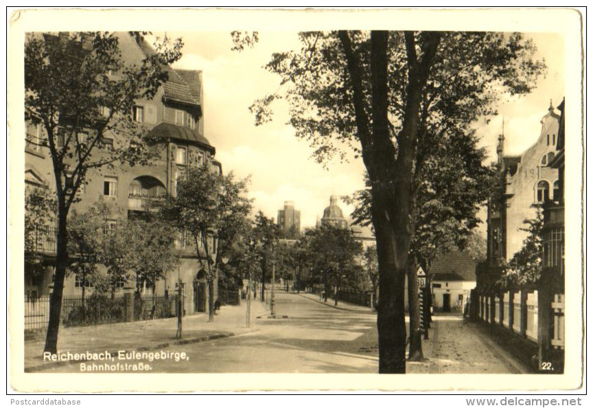 Reichenbach, Eulengebirge - Bahnhofstrasse - Autres & Non Classés