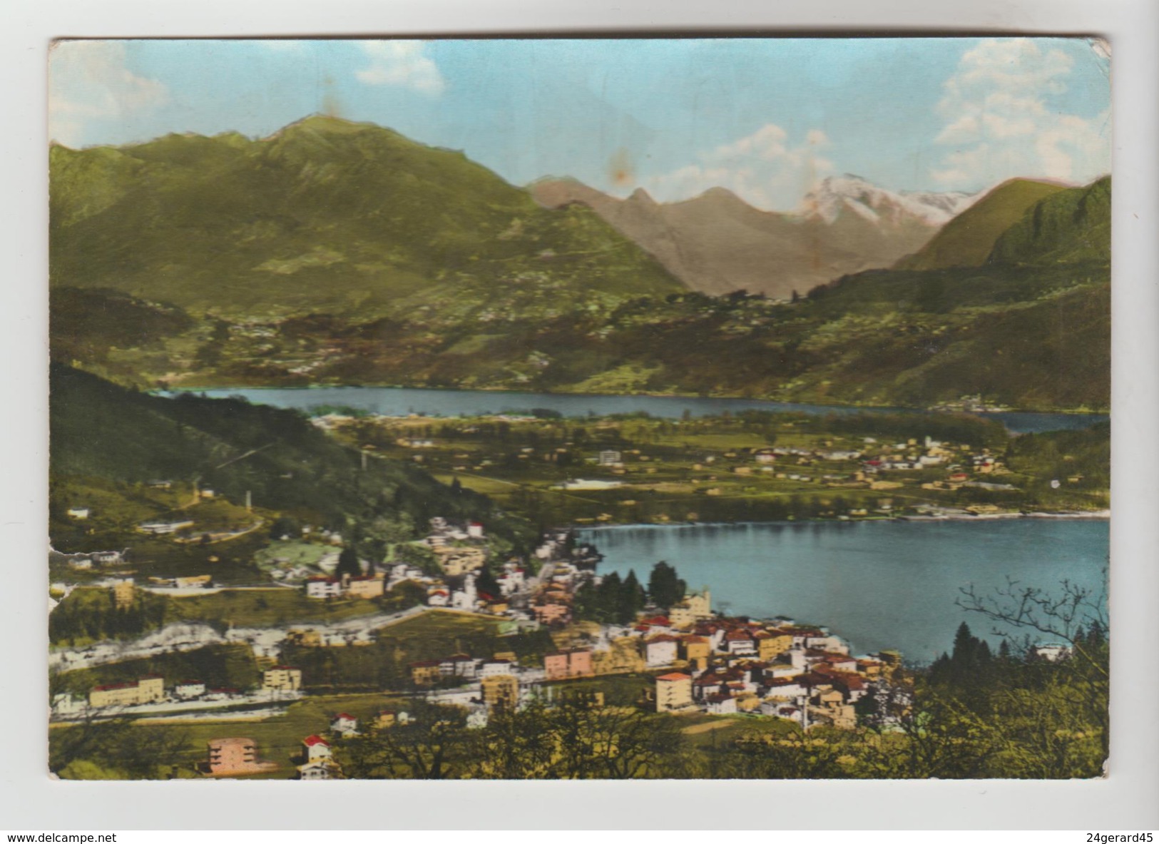 CPSM PONTE TRESA (Suisse-Tessin) - Panorama - Ponte Tresa