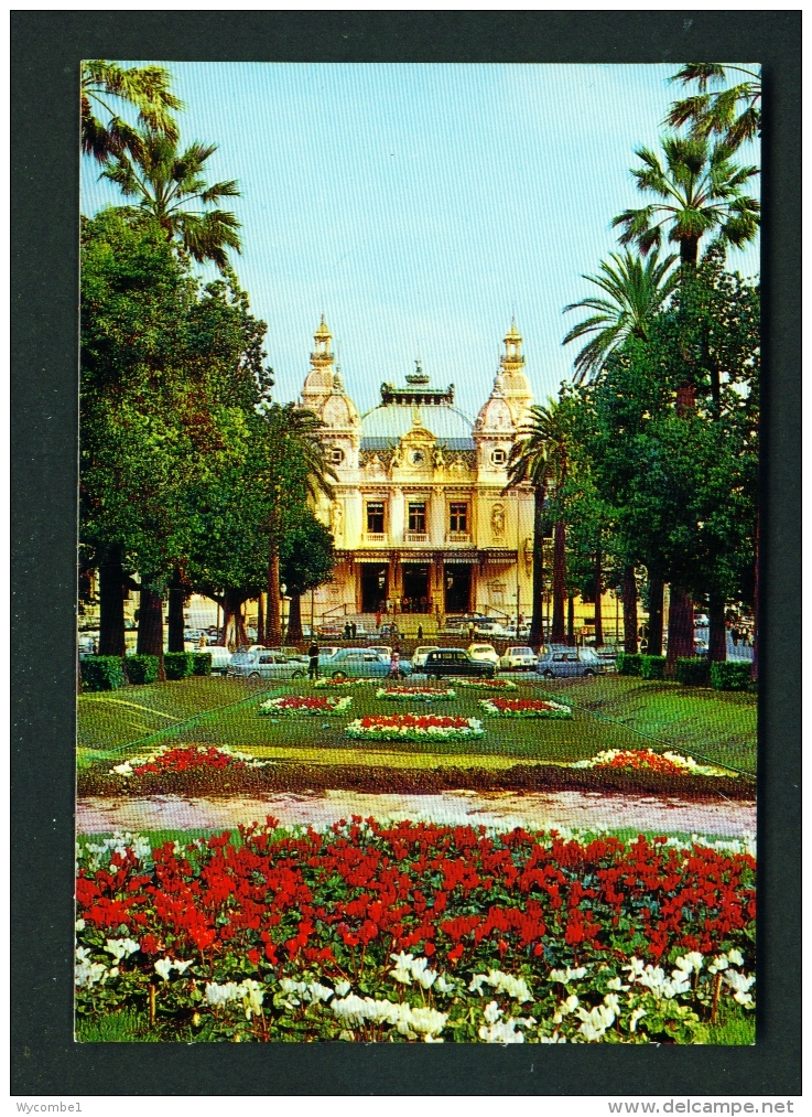 MONACO  -  The Casino And Gardens  Unused Postcard - Casino