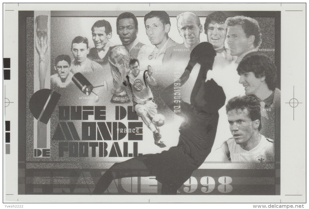 Mali 1997 Y&T BF 52. Films Pour Impression Offset. Coupe Du Monde De Football. Mattaus (erreur Orthographe Matthäus) - Minéraux