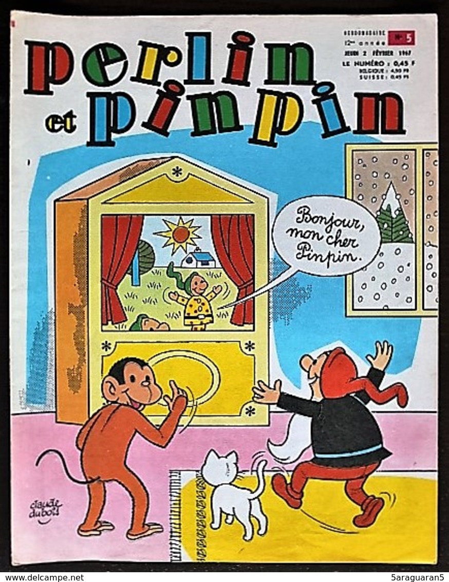 MAGAZINE - PERLIN Et PINPIN - 1967 - 12ème Année - N° 5 - Autre Magazines