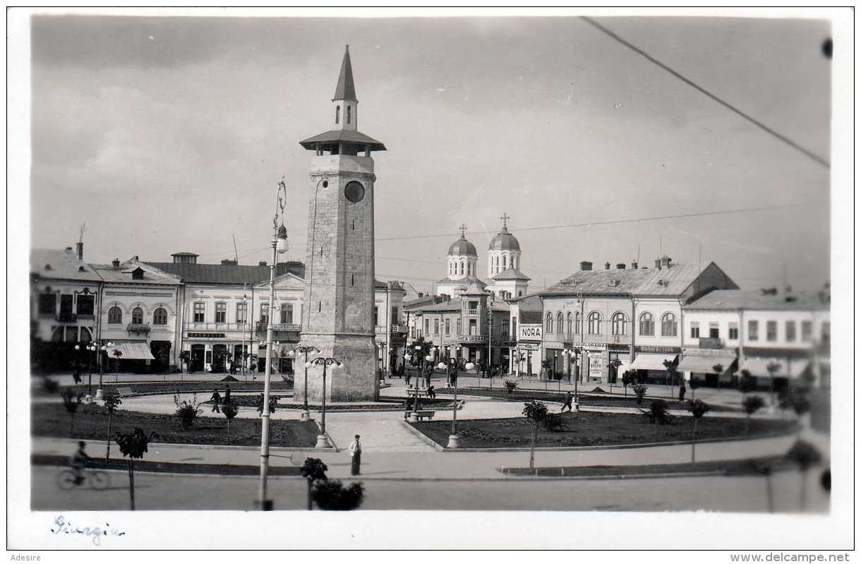 GIURGIU (Rumänien) - Hauptplatz?, Fotokarte 1941 - Roumanie