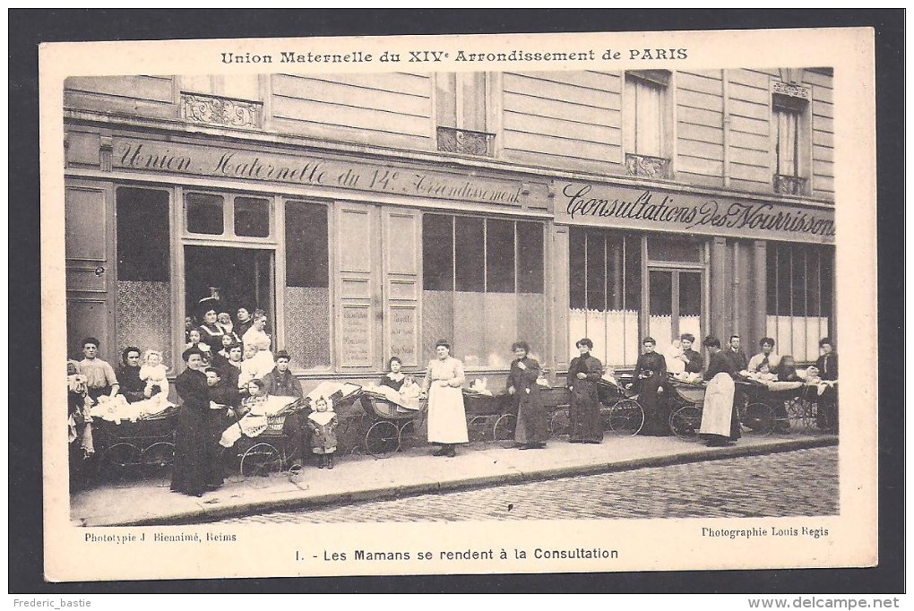 PARIS  14 E - Série De 5 Cartes Union Maternelle Du XIV E Arrondissement - Distretto: 14