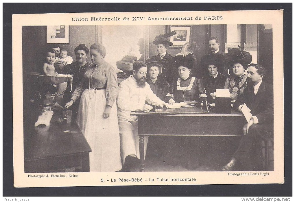 PARIS  14 E - Série De 5 Cartes Union Maternelle Du XIV E Arrondissement - Distretto: 14