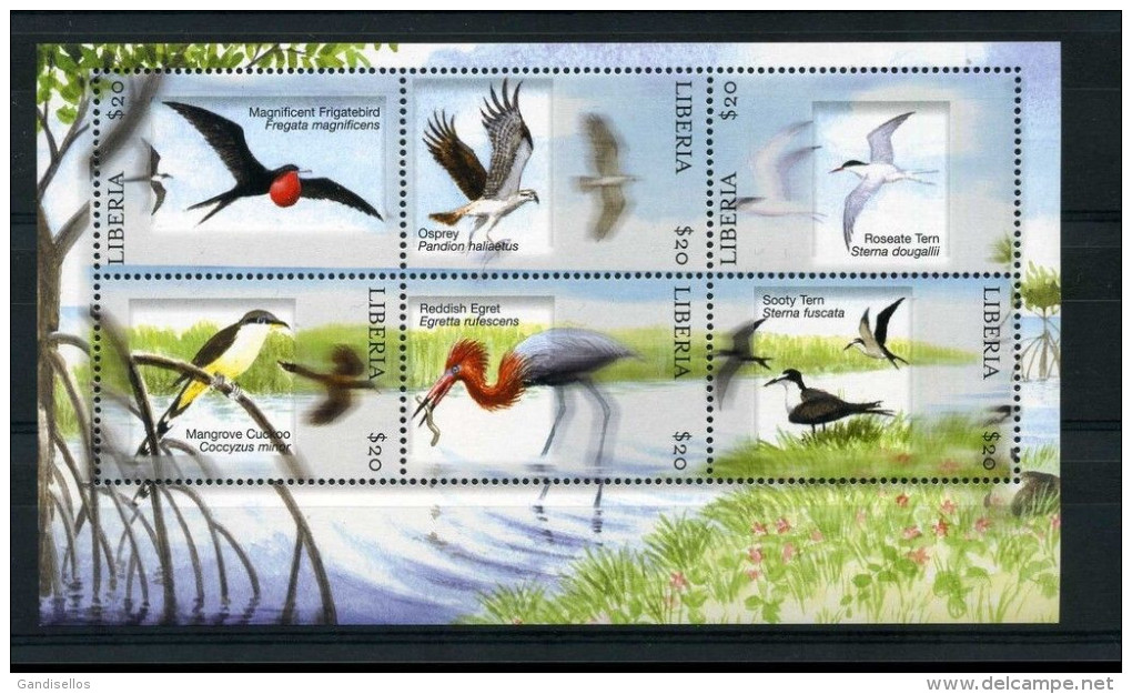 LIBERIA SHEET OISEAUX BIRDS AVES PAJAROS - Other & Unclassified