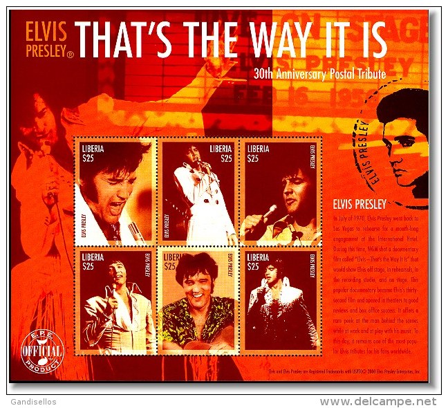 LIBERIA SHEET ELVIS PRESLEY - Elvis Presley