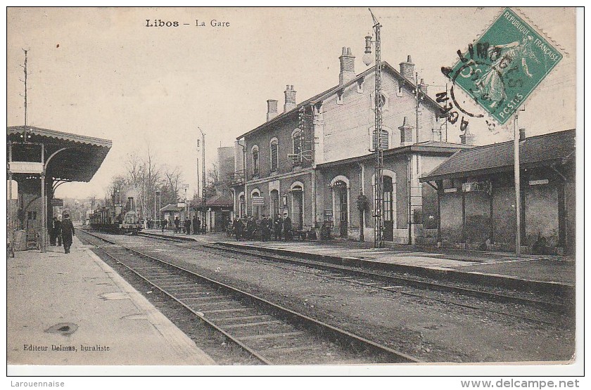 47 - LIBOS - La Gare - Libos