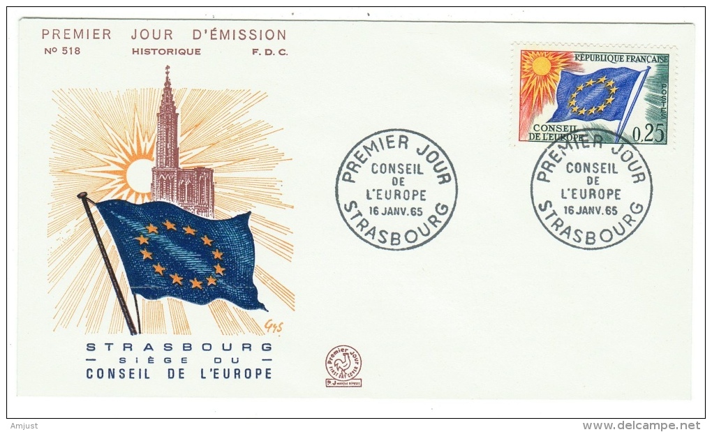 France // Timbres De Service // Y&T  29    FDC 1965 - Cartas & Documentos