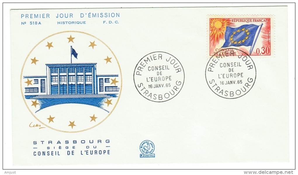 France // Timbres De Service // Y&T  30    FDC 1965 - Briefe U. Dokumente