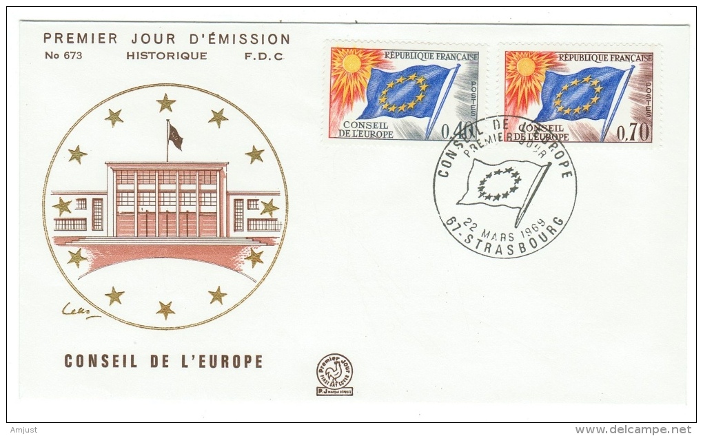 France // Timbres De Service // Y&T 31+ 35 FDC 1969 - Lettres & Documents