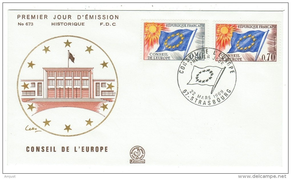 France // Timbres De Service // Y&T 31+ 35 FDC 1969 - Lettres & Documents