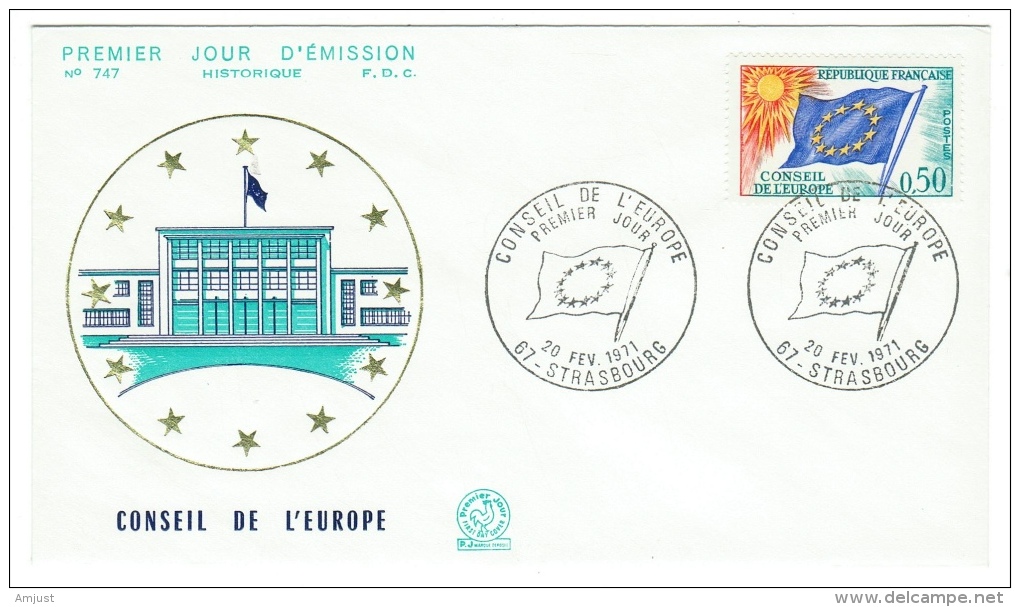 France // Timbres De Service // Y&T 32 FDC 1971 - Briefe U. Dokumente