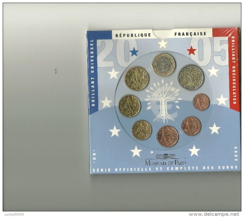 REPUBLIQUE FRANCAISE - BRILLANT UNIVERSEL - 2005 - 8 PIECES - Frankreich