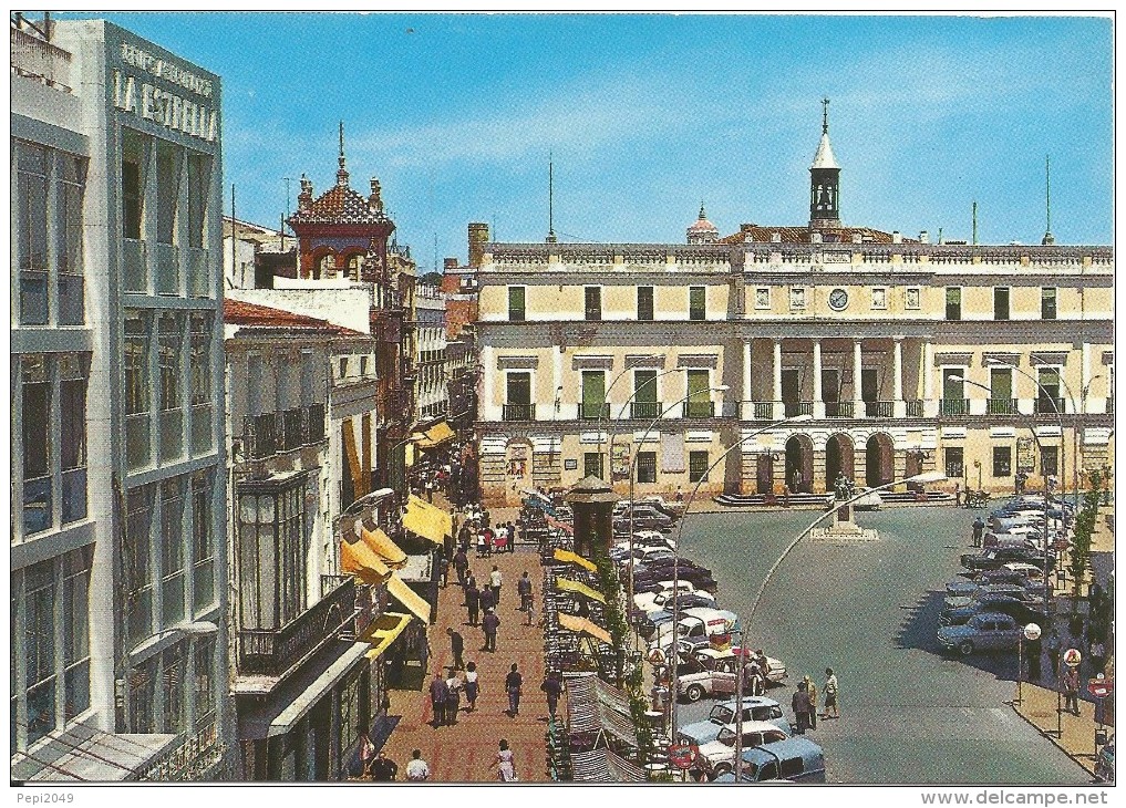 PV313 - POSTAL - BADAJOZ - PLAZA DE ESPAÑA - Badajoz