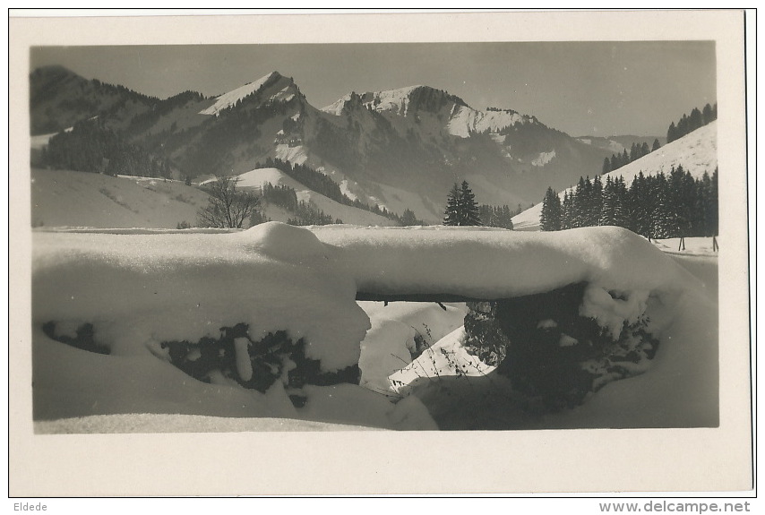 Real Photo Hiver En Suisse Edit Wehrli A.G. Kilchberg B. Zurich No 27817 - Kilchberg