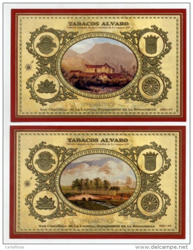 Set 6 Cigar Box Labels - 6 Scans   (628) - Etichette