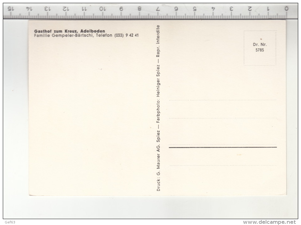 Adelboden - Gasthof Zum Kreuz - Adelboden