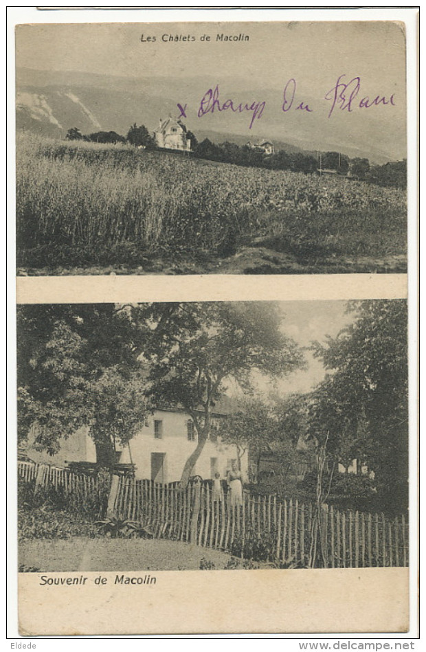 Souvenir De Macolin Les Chalets  Edit Granicher Biel Bienne 1912 - Bienne