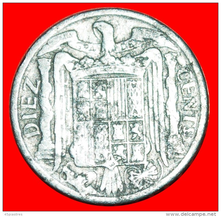 § FRANCO (1936-1975): SPAIN &#9733; 10 CENTIMOS 1940! LOW START&#9733;NO RESERVE! - 10 Centimos