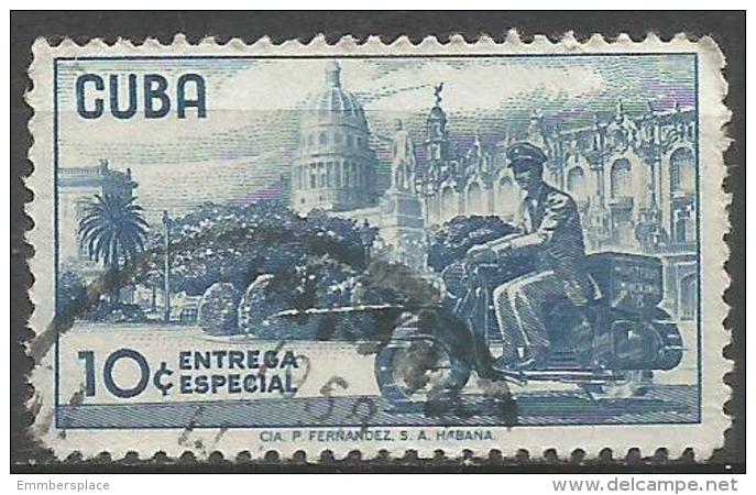 Cuba - 1958 Express Delivery 10c Used   Sc E24 - Francobolli Per Espresso