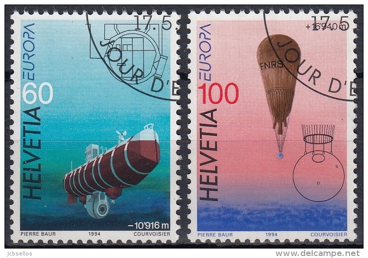 Suiza 1994 Nº 1453/54 Usado - Usados