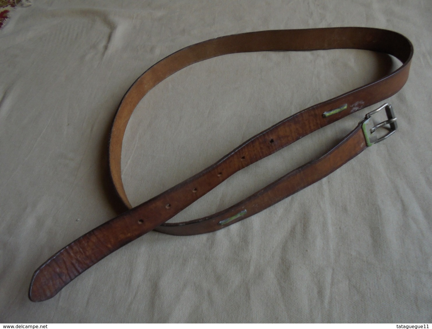 Ancien - Ceinture Cuir Homme Grande Taille - Cinture & Fibbie