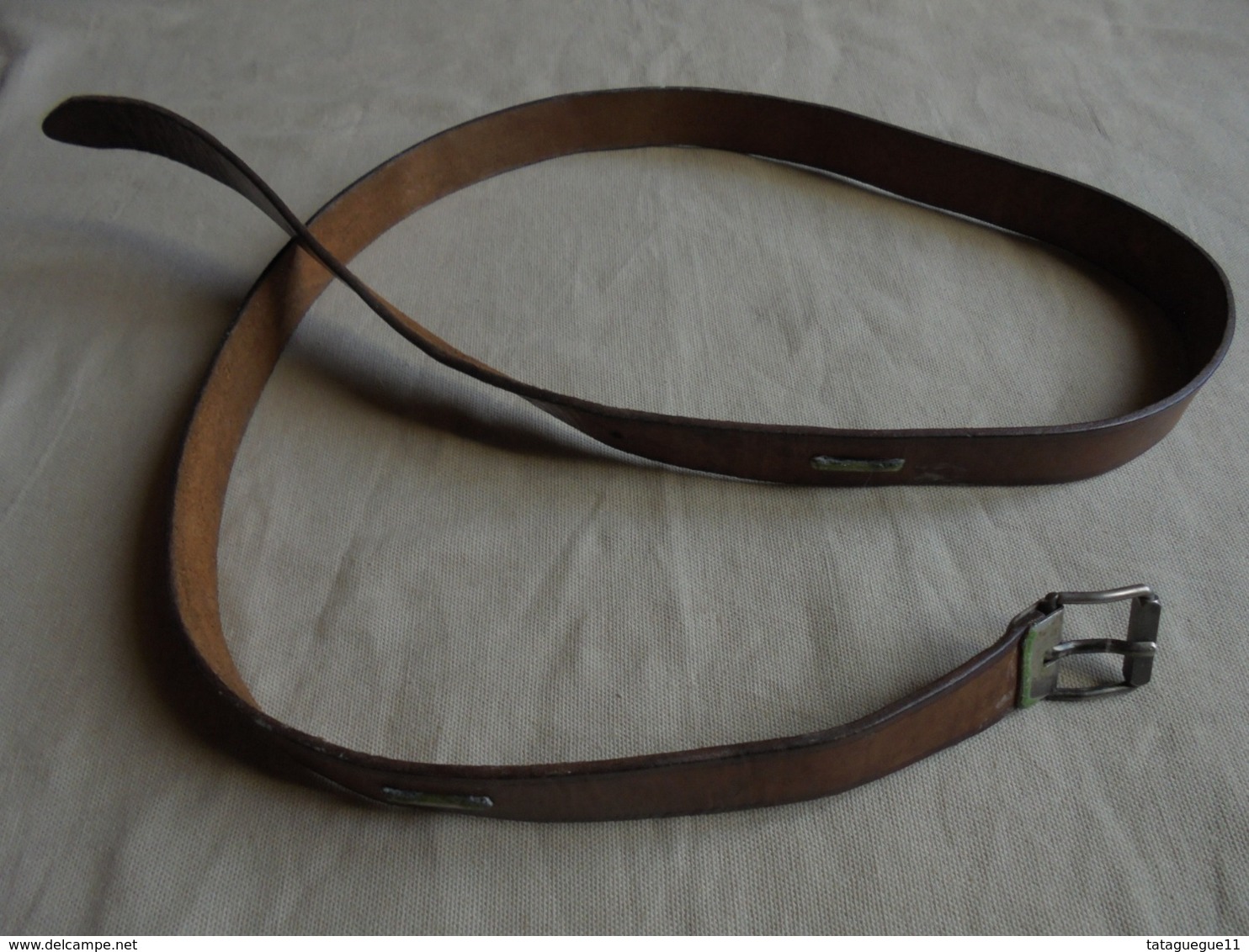 Ancien - Ceinture cuir homme grande taille