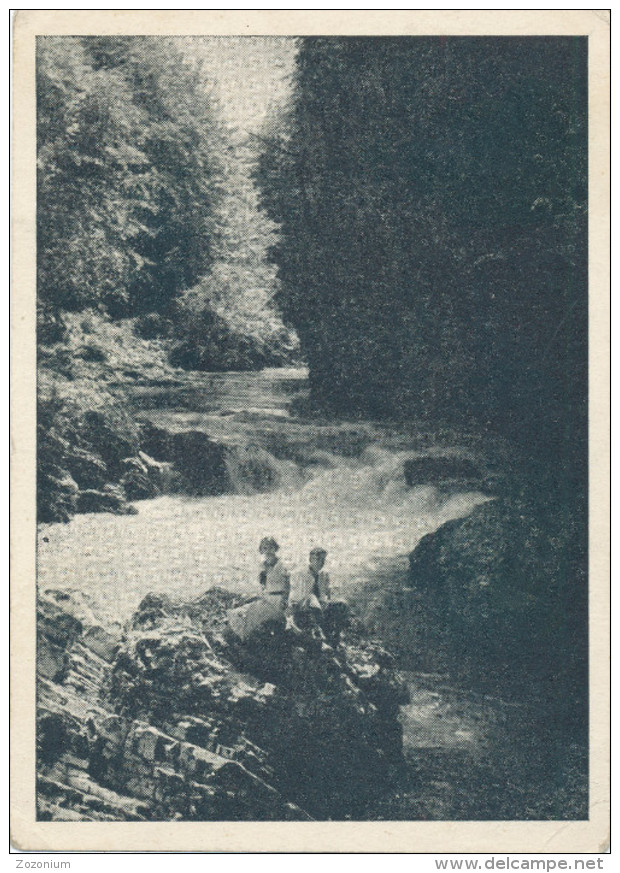 SLOVENIA - Vintgar , Kids On Rocks, Old Postcard - Slovenië