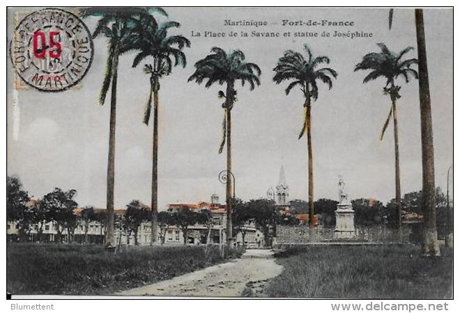 CPA Martinique Colonies Françaises Type Timbrée Fort De France - Otros & Sin Clasificación