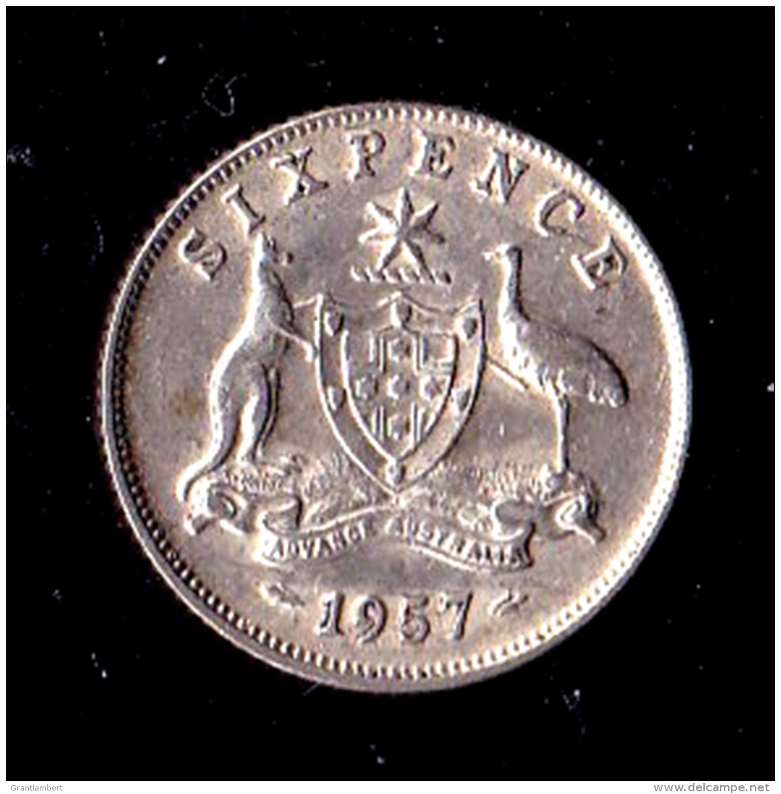 Australia 1957 Sixpence EF - Sixpence