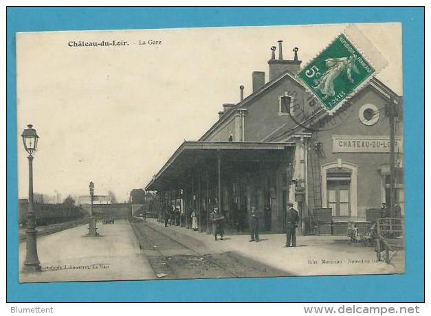 CPA - Chemin De Fer La Gare CHÂTEAU-DU-LOIR 72 - Chateau Du Loir