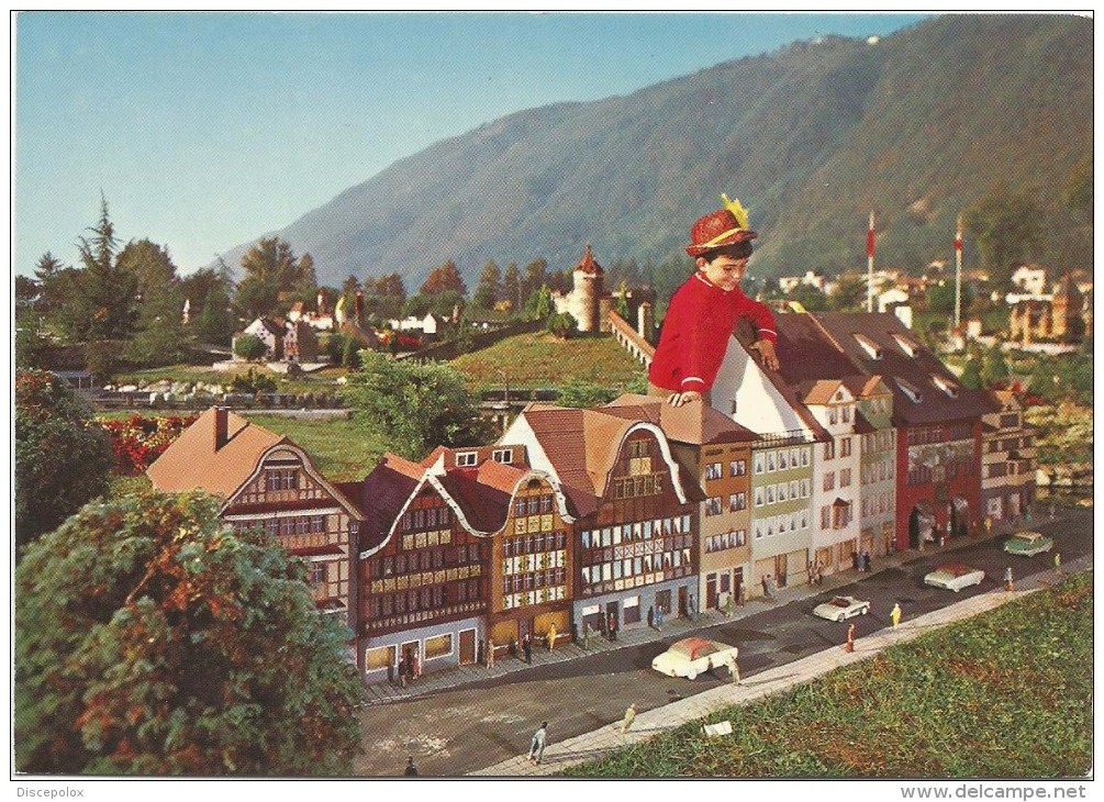 C3067 Swissminiatur Melide - Lugano - Hauptstrasse Von Appenzell / Non Viaggiata - Lugano