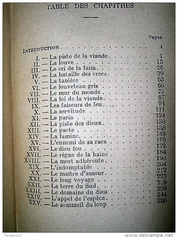 Croc-Blanc  Jack London 1929 Traduction Gruyer / Postif / Editions Crès - 1901-1940